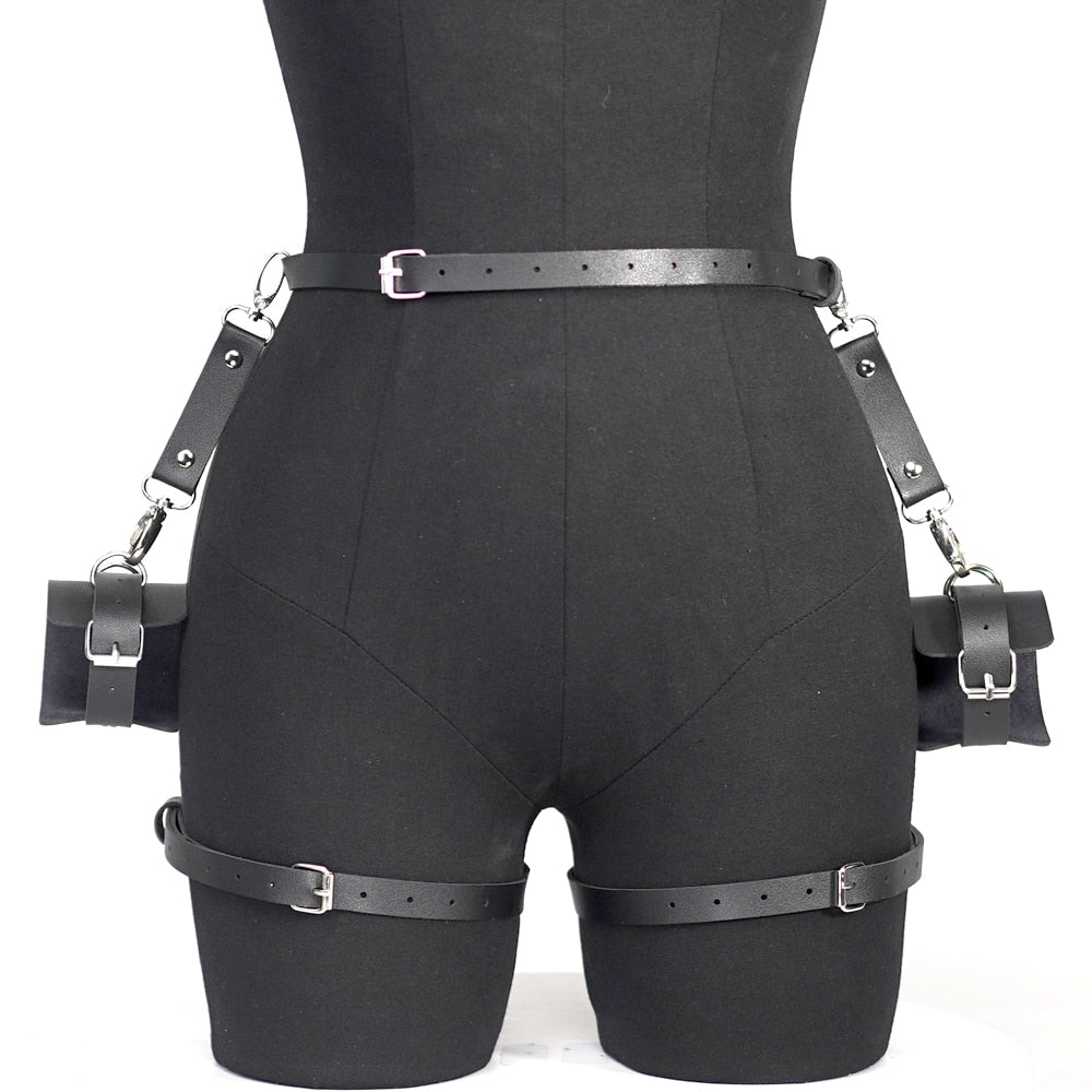 Cinta Harness com algemas